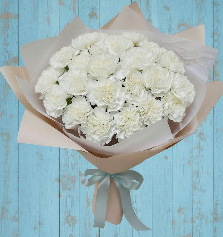 Букет цветов из: Гвоздики в Звёздном Городке