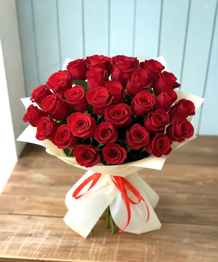 Букет 29 Красных роз в Звёздном Городке