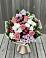 Букет цветов из: Альстромерии, Гвоздики, Розы и Хризантемы в Звёздном Городке