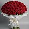 Букет 101 Красная роза Блэк Мэджик в Звёздном Городке