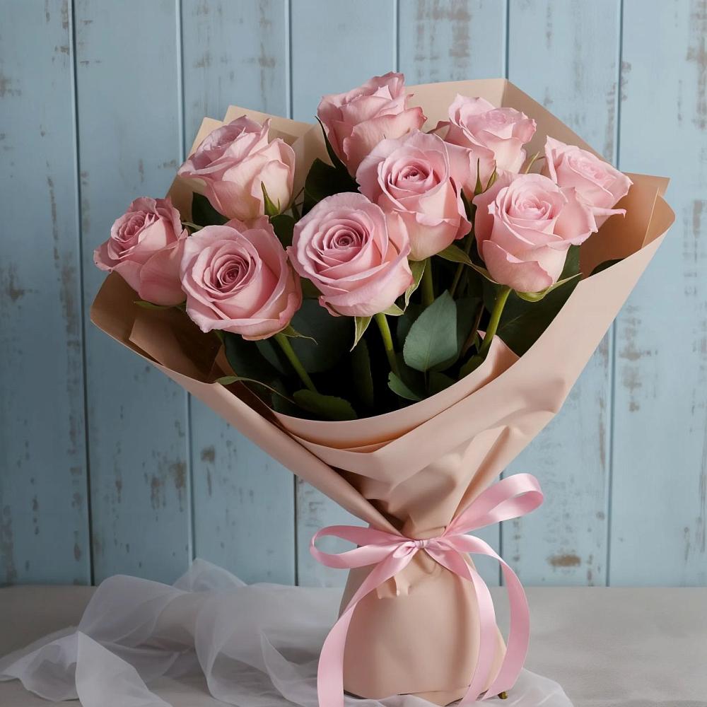 Букет цветов из: Розы в Звёздном Городке