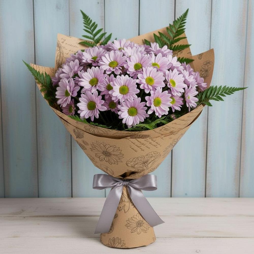 Букет цветов из: Хризантемы в Звёздном Городке