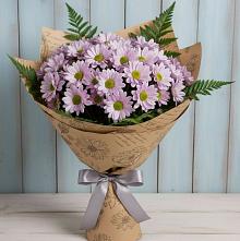 Букет цветов из:  Хризантемы в Звёздном Городке