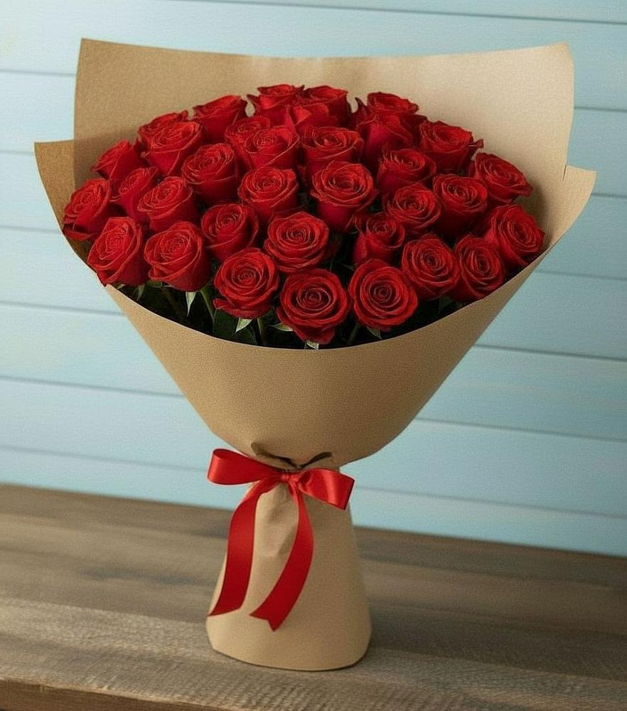 Букет Красные розы Милано в Звёздном Городке