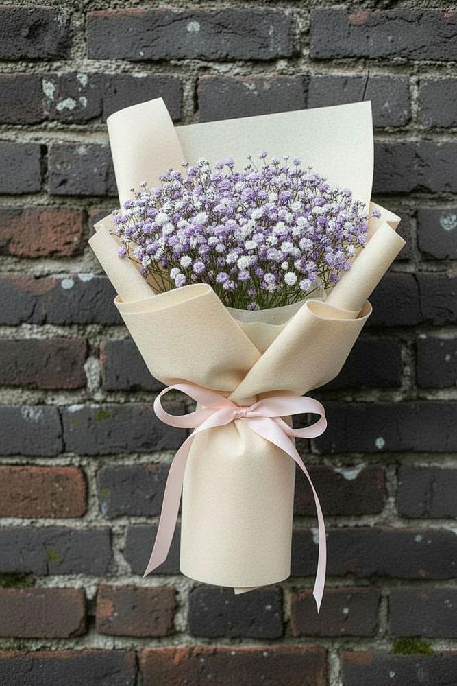 Букет цветов из: Гипсофила в Звёздном Городке