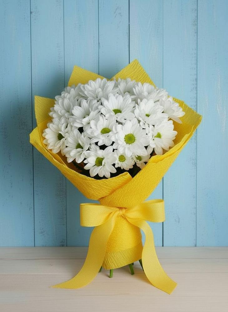 Букет цветов из: Хризантемы в Звёздном Городке