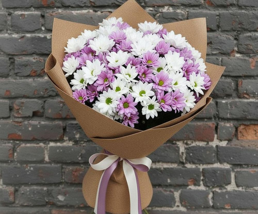Букет цветов из: Хризантемы в Звёздном Городке