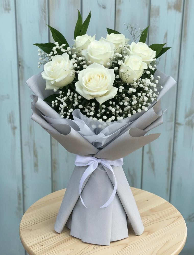 Букет цветов из: Розы в Звёздном Городке