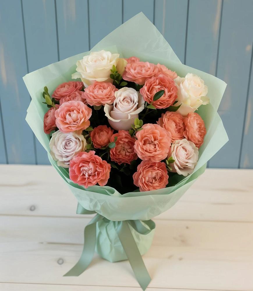 Букет цветов из: Розы в Звёздном Городке