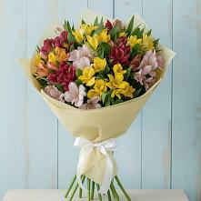 Букет цветов из:  Альстромерии в Звёздном Городке
