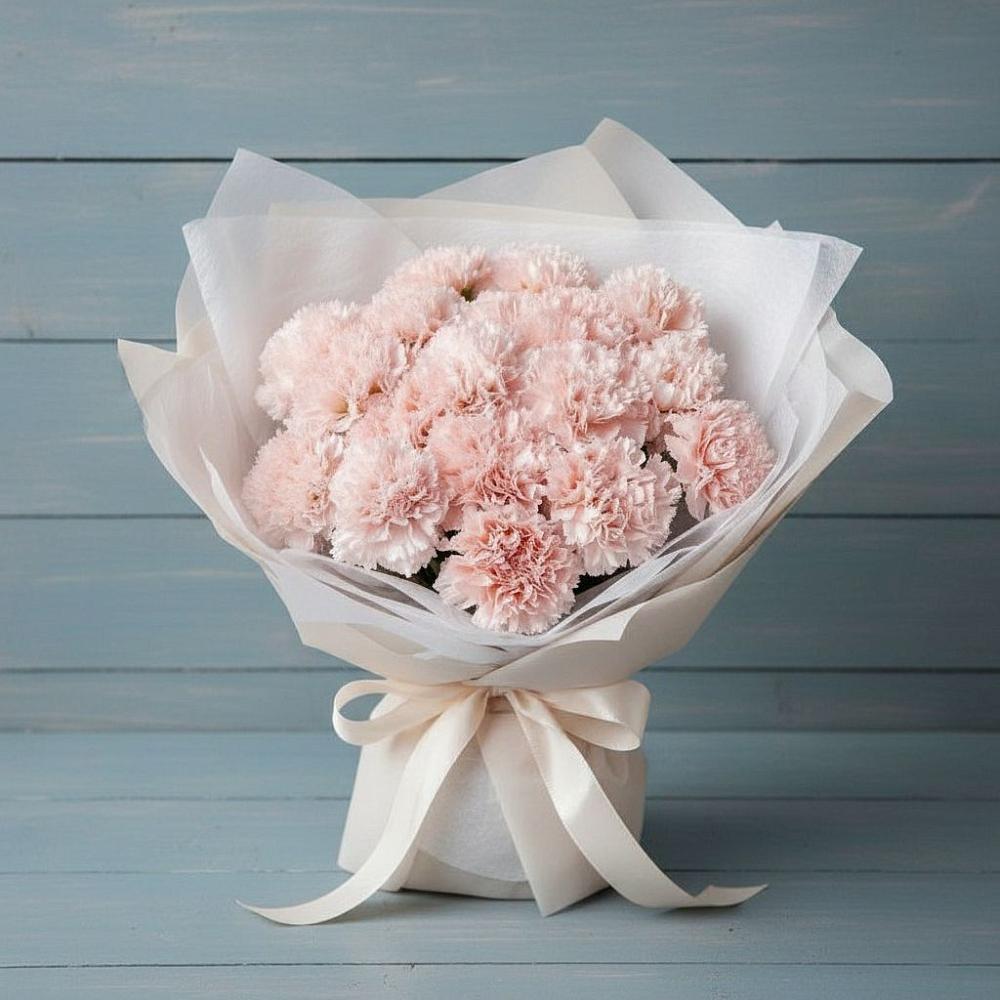 Букет цветов из: Гвоздики в Звёздном Городке