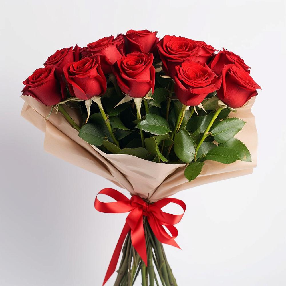 Букет 11 Красных роз Эдлесс Лав в Звёздном Городке