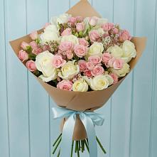Букет цветов из:  Розы в Звёздном Городке